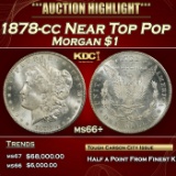 1878-cc Morgan Dollar Near Top Pop $1 ms66+ SEGS