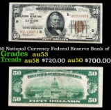 1929 $50 National Currency Federal Reserve Bank of Clevelad Grades Select AU