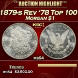 1879-s Rev '78 Top 100 Morgan Dollar $1 ms64 SEGS