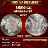 1884-cc Morgan Dollar $1 ms65+ dmpl SEGS