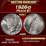 1926-d Peace Dollar $1 ms65 SEGS