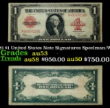 1923 $1 United States Note Grades Select AU Signatures Speelman/White