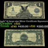 1899 $1 large size Silver Certificate 