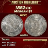 1882-cc Morgan Dollar $1 ms66+ SEGS