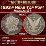 1892-p Morgan Dollar Near Top Pop! $1 ms65+ SEGS