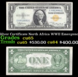 1935A $1 Silver Certificate North Africa WWII Emergency Currency Grades Gem CU
