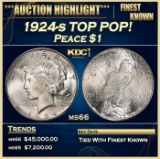 1924-s Peace Dollar TOP POP! $1 ms66 SEGS