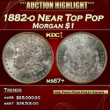 1882-o Morgan Dollar Near Top Pop $1 ms67+ SEGS