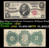 1891 $2 Large Size Silver Certificate 