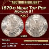 1879-o Morgan Dollar Near Top Pop $1 ms66 SEGS