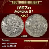 1897-o Morgan Dollar $1 ms62+ USCG