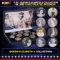 9 Coin Queen Elizabeth II Gold Plated Round Collection #5