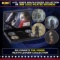 4 Coin Joker - Heath Ledger - Gold Plated Round Collection
