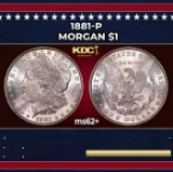 1881-p Morgan Dollar $1 Grades Select Unc