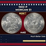 1902-p Morgan Dollar $1 Grades Select Unc