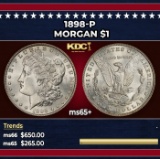 1898-p Morgan Dollar $1 Grades GEM+ Unc