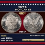 1897-s Morgan Dollar $1 Grades Choice+ Unc