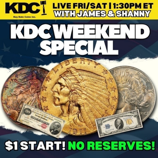 Key Date Coins Auction Catalog - Key Date Coins Weekend
