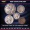 1935 5 Coin Date Set, 1 Of Each Type Of Coin Minted in 1935