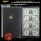 Scarce Uncut Sheet of 4x 2003A $1 Federal Reserve Notes In World Reserve Monetary Exchange Folder