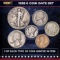1938 5 Coin Date Set, 1 Of Each Type Of Coin Minted in 1938