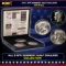 Complete 3 PC. 1971 Kennedy Half Dollar 50c set In Custom Box W/ Special Backer Card BU & Proof C...