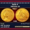 1908-p Gold Indian Half Eagle $5 ms65 USCG