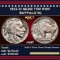 1935-d Buffalo Nickel Near Top Pop 5c ms67 SEGS