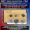 1958 United States Mint Silver Proof Set In Original Goventment Packaging, 5 Coins - Manilla Enve...