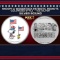 Snoopy & Woodstock Patriotic Peanuts Colorized Style - 1 oz Silver Round Round