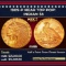 1909-p Gold Indian Half Eagle Near Top Pop! $5 ms66 USCG