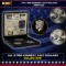 Complete 3 PC. 1998 Kennedy Half Dollar 50c set In Custom Box W/ Special Backer Card BU & Proof C...
