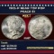 1925-p Peace Dollar Near Top Pop $1 ms67 SEGS
