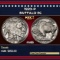 1920-p Buffalo Nickel 5c Grades ms65