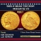 1909-p Gold Indian Quarter Eagle Near Top Pop! $2 1/2 ms65+ SEGS