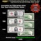 Complete Set of $5 Small Size Red Seal United States Notes 1928, 1953 & 1963 Grades VF/XF