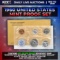 1960 United States Mint Silver Proof Set In Original Goventment Packaging, 5 Coins - Manilla Enve...