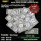 10x **STAR NOTES** 1935 $1 Blue Seal Silver Certificates Grades VF/XF