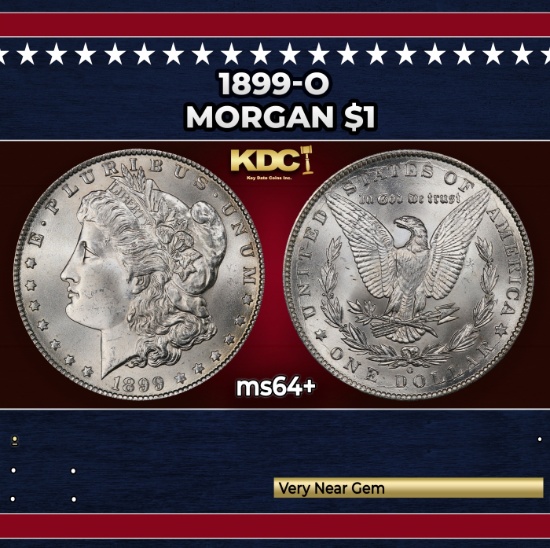 1899-o Morgan Dollar $1 Grades ms64+