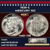 1939-s Mercury Dime 10c ms65+ FSB SEGS