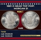 1881-o Morgan Dollar Near Top Pop! $1 ms66 SEGS