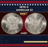 1879-s Morgan Dollar $1 Grades ms63+