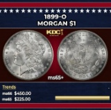 1899-o Morgan Dollar $1 Grades ms65+
