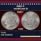 1889-p Morgan Dollar $1 ms66 SEGS