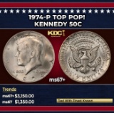 1974-p Kennedy Half Dollar TOP POP! 50c ms67+ SEGS