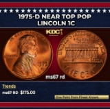 1975-d Lincoln Cent Near Top Pop 1c ms67 rd SEGS