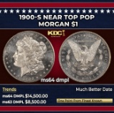 1900-s Morgan Dollar Near Top Pop $1 ms64 dmpl SEGS