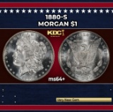 1880-s Morgan Dollar $1 Grades ms64+