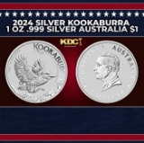 2024 Silver Kookaburra 1 oz .999 Silver Australia $1 Round