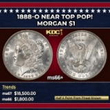 1888-o Morgan Dollar Near Top Pop! $1 ms66+ SEGS